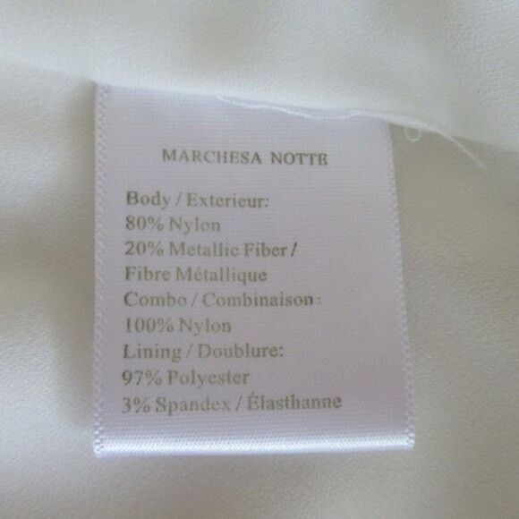 Marchesa Notte Ivory Lace Dress - Picture 13 of 13